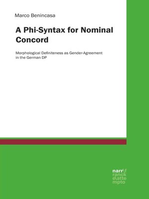 cover image of A Phi-Syntax for Nominal Concord
